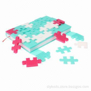 Popular Fashion Personality Puzzle Notebook, Comes in Green